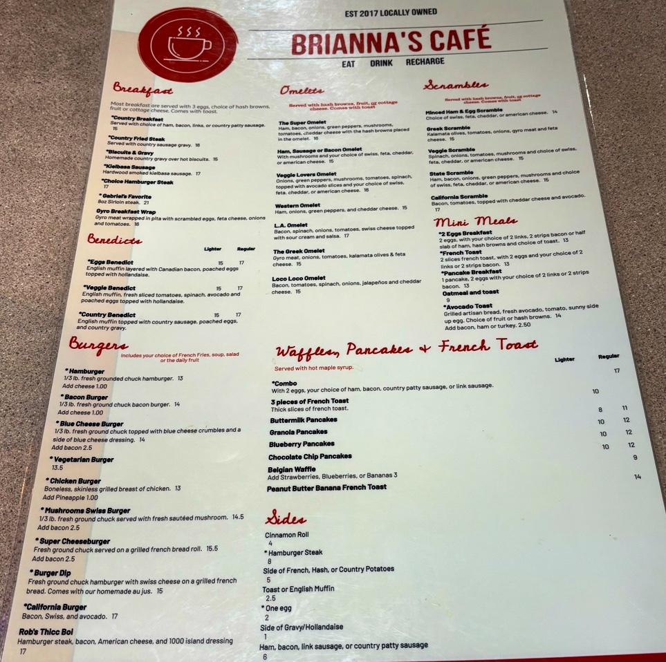 Brianna's Cafe Country Breakfast