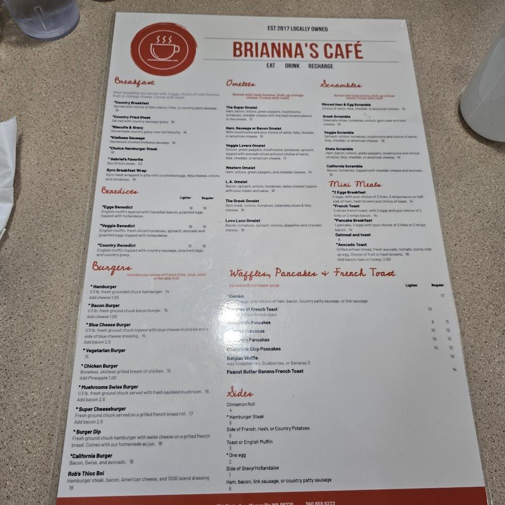 Brianna's Cafe Menu image 4
